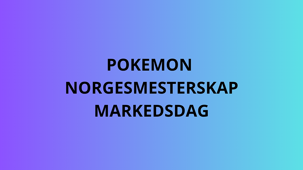 Norgesmesterskap Markedsdag
