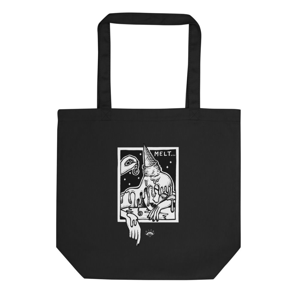 Melt Black Eco Tote Bag
