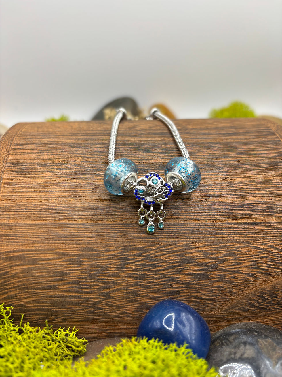 Thumbnail: Pandora 925 Rain Cloud Charm Bracelet