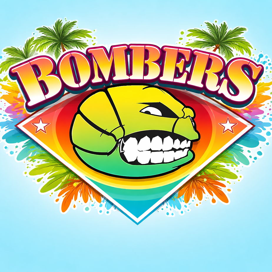 Bold Bombers logo with beach vibes.png