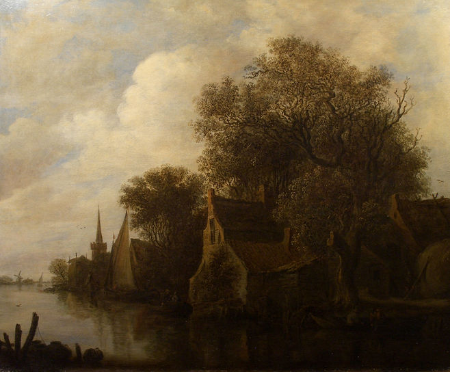 Ян ван Гойен пейзаж