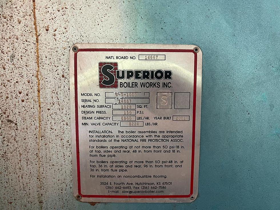 Miniature : Superior Boiler