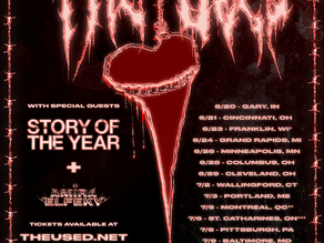 The Used Announces Summer Headlining Tour with Special Guests Story of the Year and Amira Elfeky