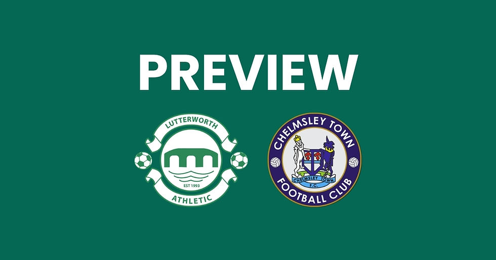Lutterworth Athletic welcome Chelmsley Town to Ausden Clark Arena on Saturday 22nd August, with kick-off at 3pm in the Midland Football League.