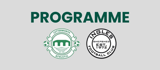 PROGRAMME: Ingles - Lutterworth Athletic