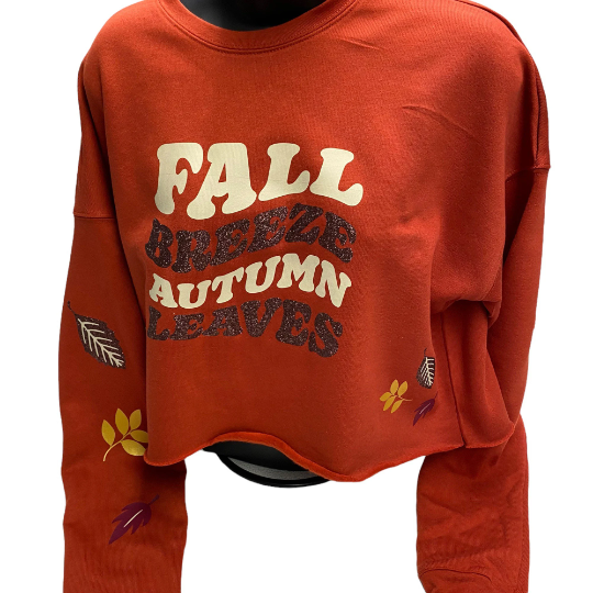 Thumbnail: Fall Autumn Theme Crop Fleece