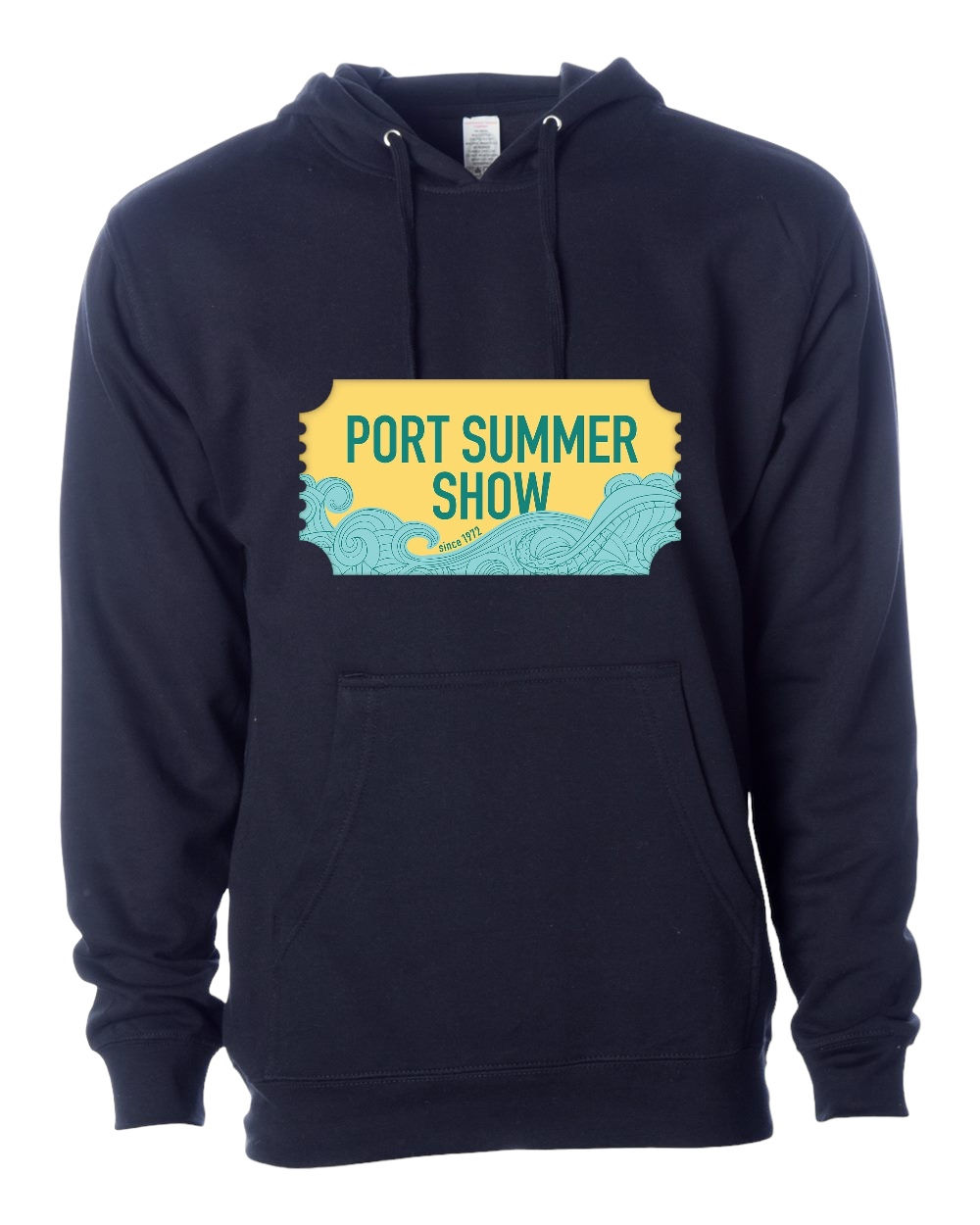 Adult Unisex Midweight Hooded Sweatshirt