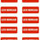Thumbnail: RED RECTANGLE CLOTHING & ACCESSORY LABELS