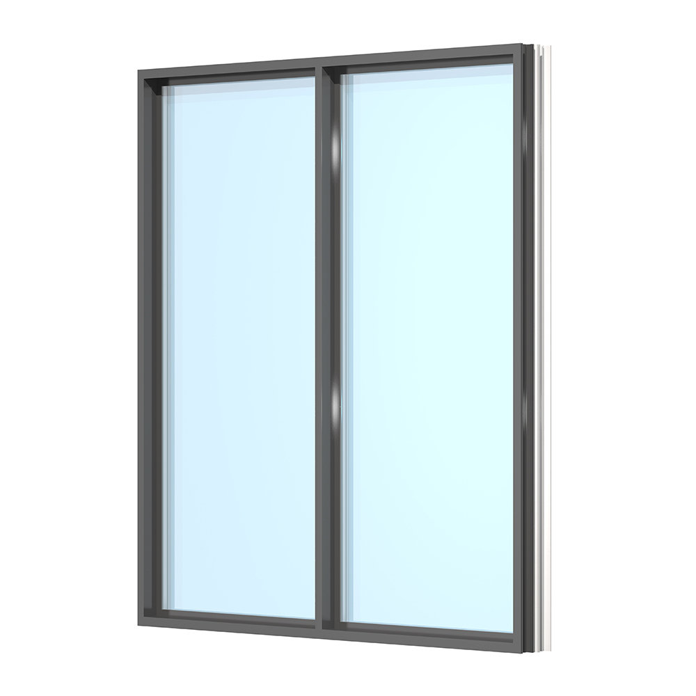 Fixed with 1 Vertical Mullion Window