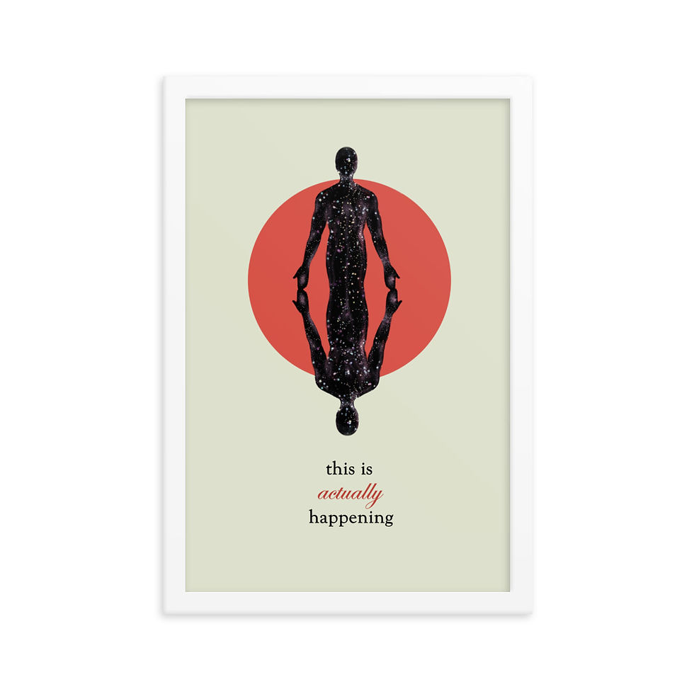 Thumbnail: Star and Sun TIAH Framed poster