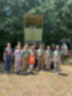 SEUBC instructors cadets SULLIVANS NEST dedicated tower.jpg