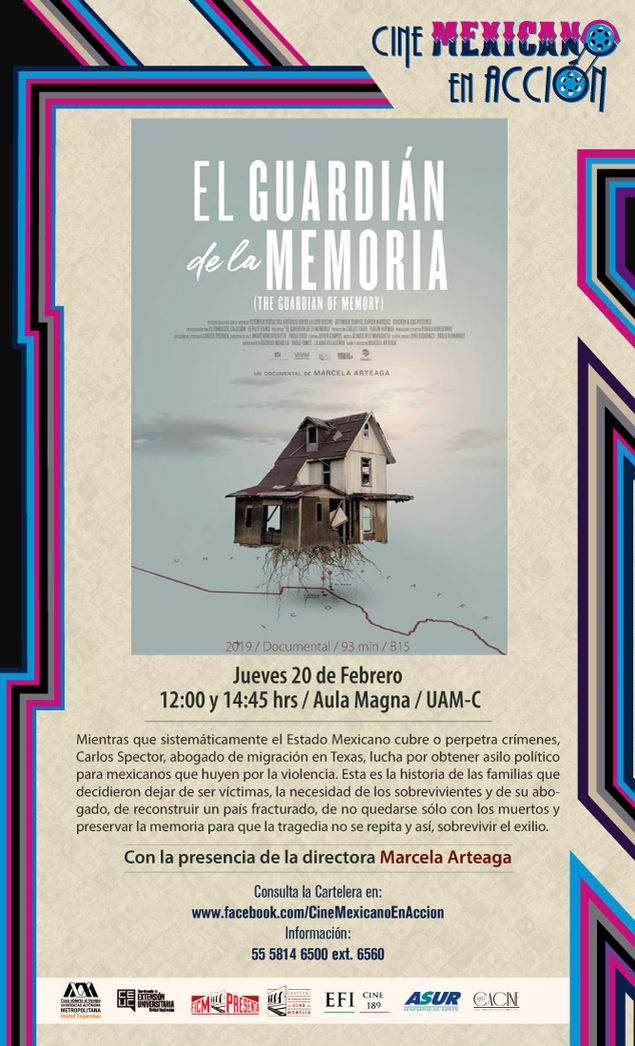 Cine mexicano en acción. Documental "El guardián de la Memoria" (2019) de Marcela Arteaga