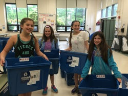 Students with new labels!