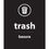 Thumbnail: Trash - HEAVY-DUTY Standardized Recycling Label - 17x11
