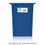 Thumbnail: 4x9 cardboard recycling sticker applied to outdoor recycling bin for clear waste sorting
