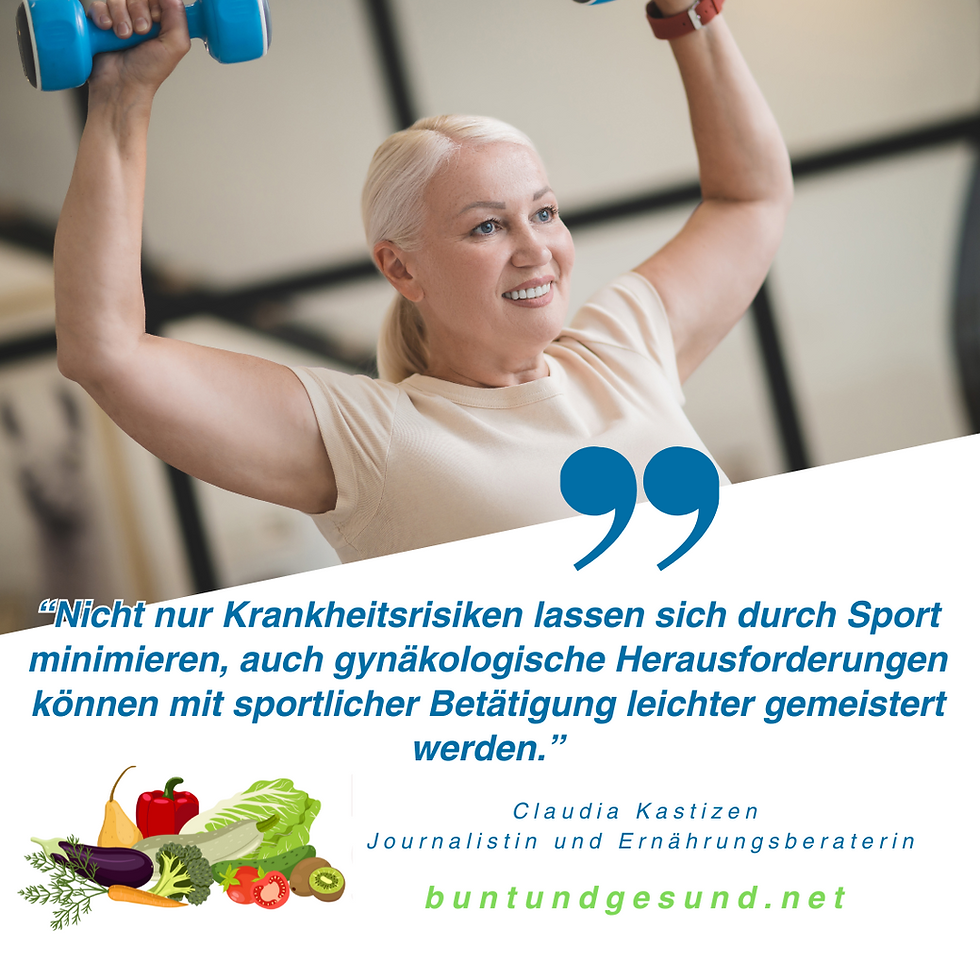 eine Frau hat Hanteln in den Händen und macht Kraftsport