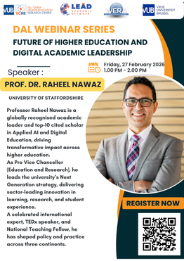 DAL Webinar Series Continues with a Focus on the Future of Higher Education and Digital Academic Leadership