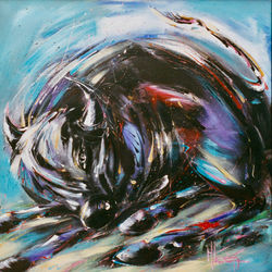 Roaring Bull 100*100