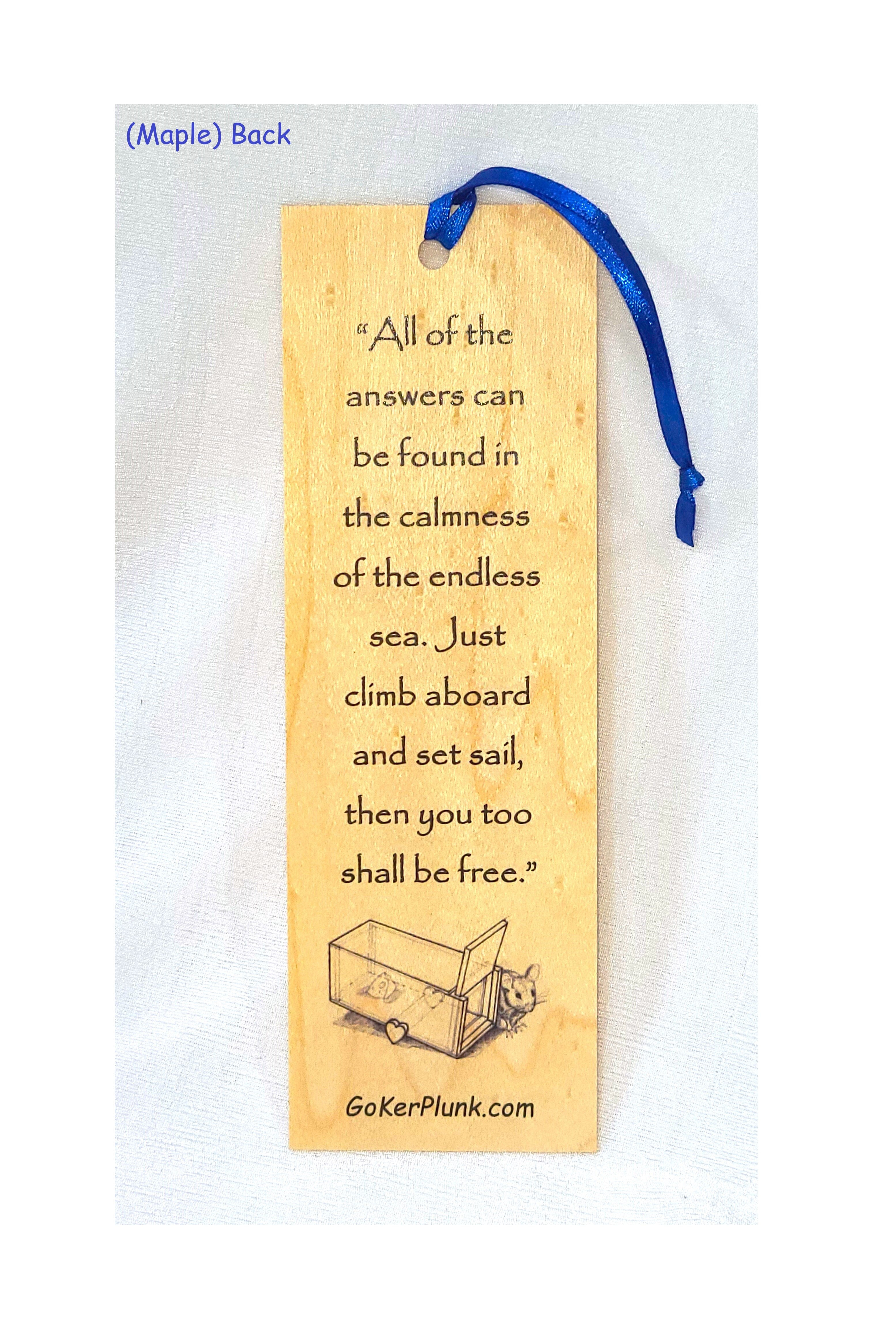 Real Wood Veneer Bookmark