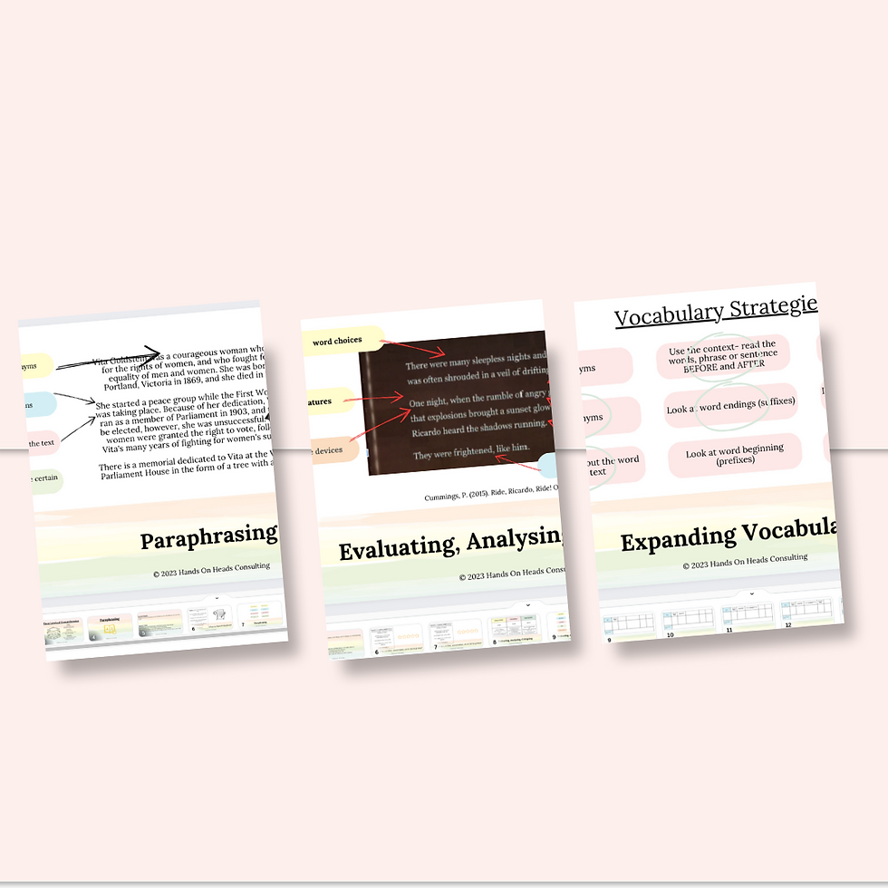 The Comprehension Coach