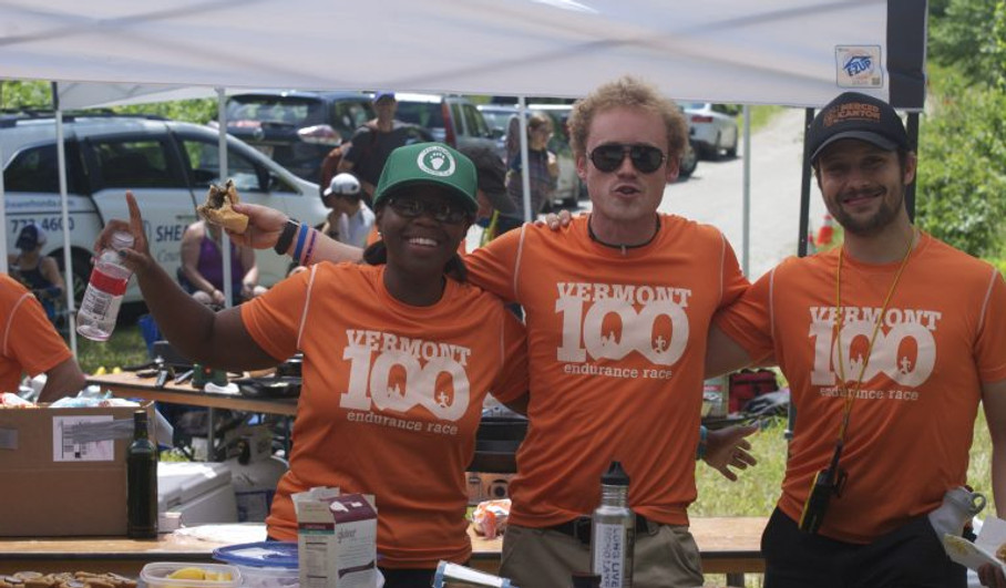 Volunteers at Camp Ten Bear