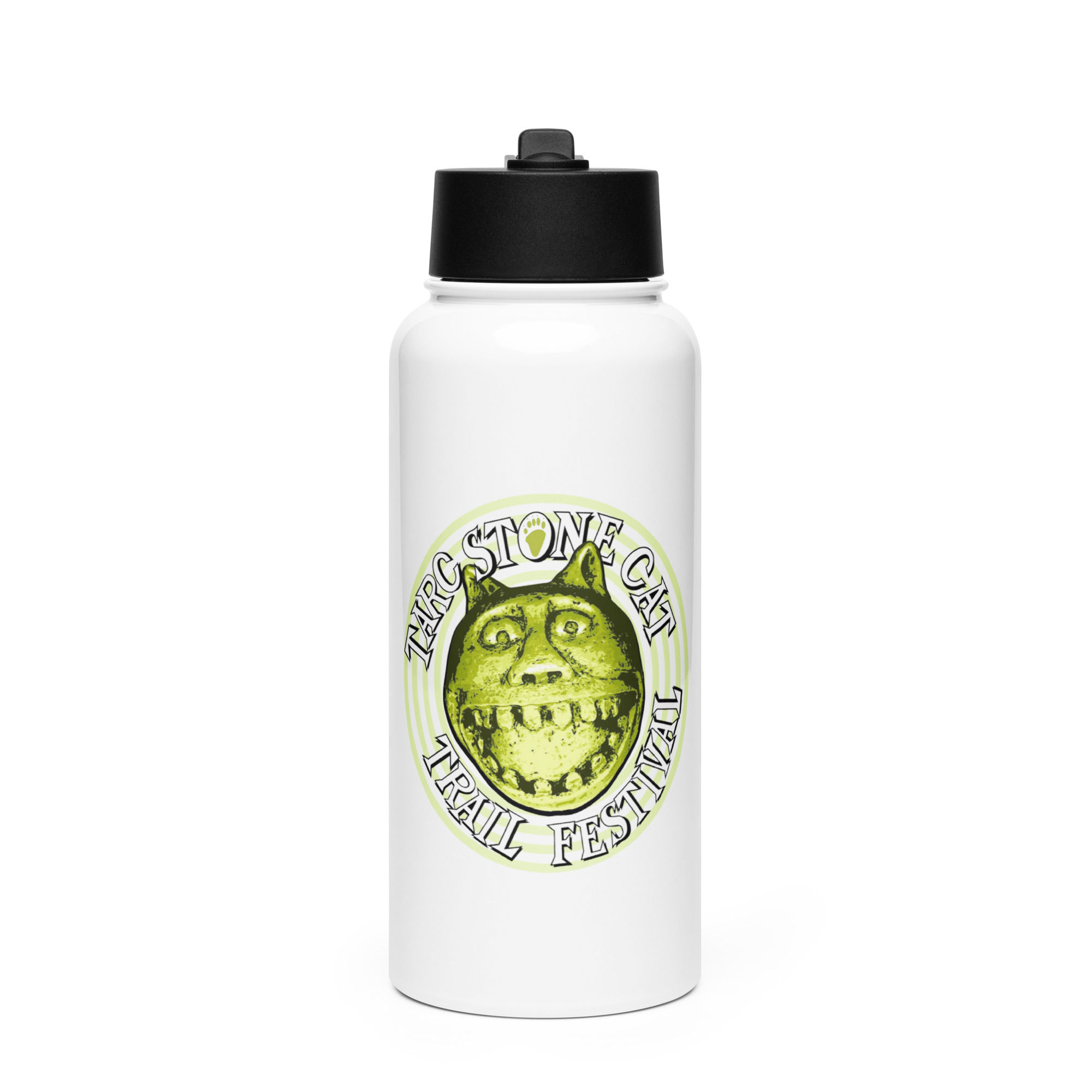 TARC Stone Cat Trail Festival Water Bottle w/ Straw