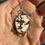 Thumbnail: Sterling silver pendant with white buffalo turquoise