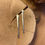 Thumbnail: Sterling silver hammered bars