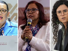 Mujeres del gabinete de AMLO ofrecen discurso en "la mañanera"