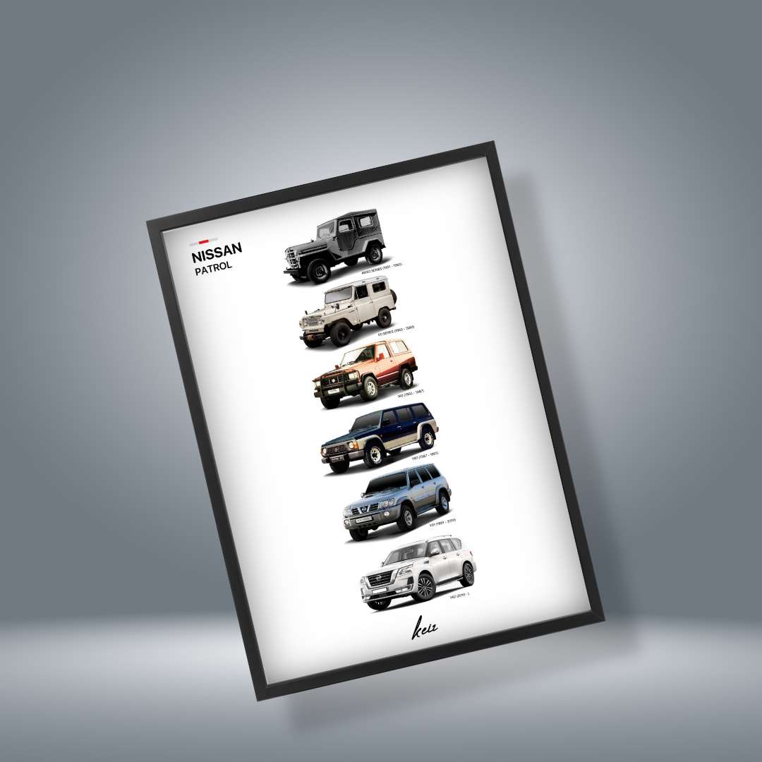 Nissan Patrol Evolution poster (frame optional)
