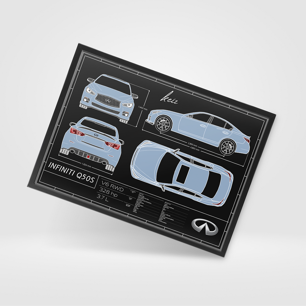 Thumbnail: 50cm x 70cm custom poster frame