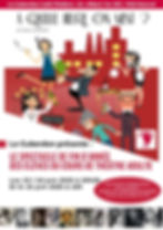 Affiche de marché des agriculteurs avec photo blanche et rouge