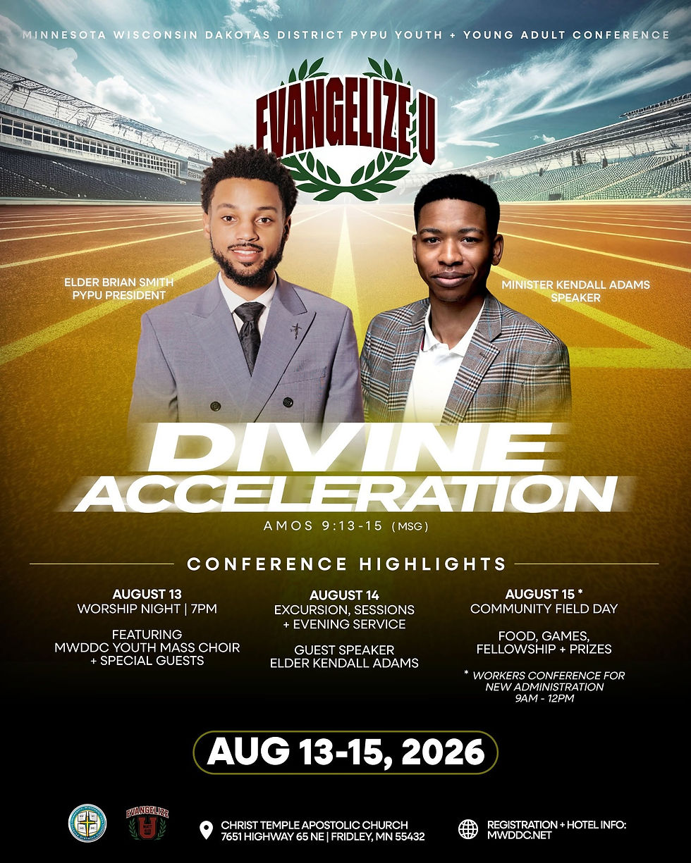 Young Adult Conference Divine Acceleration