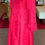 Thumbnail: Red Full Brocade Dress Robe