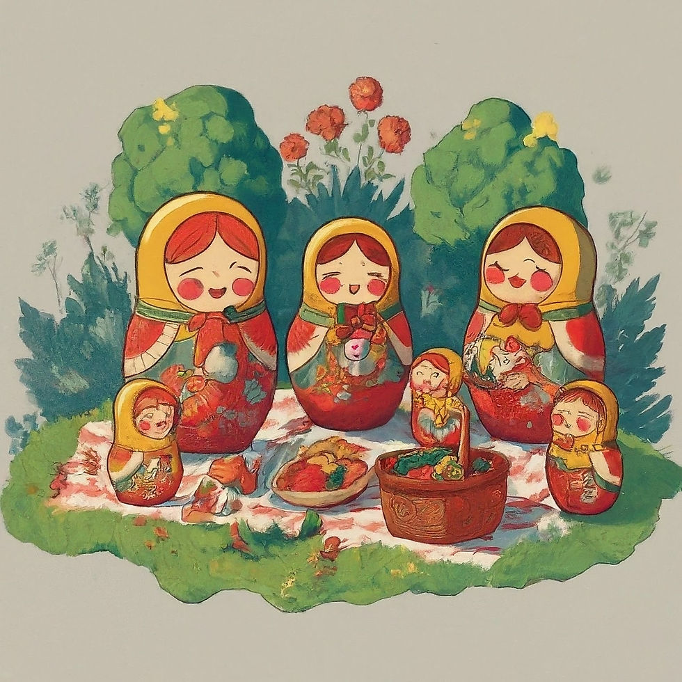 Matryoshka represents recursion, a concept that is hard for humans to grasp so we want to explain it.