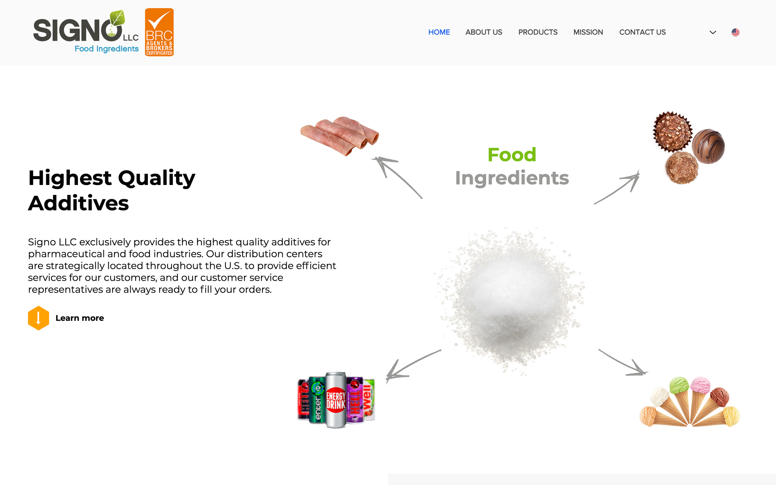 Food Ingredients | Signo LLC | HOUSTON, TEXAS