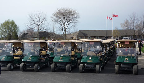 Golf Carts with GPS at Kingsville Golf