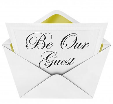 Be Our Guest invitation image