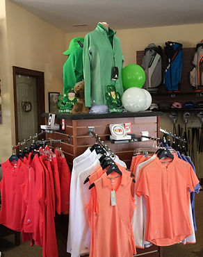Clothing available in the Golf Shop at Kingsville Golf
