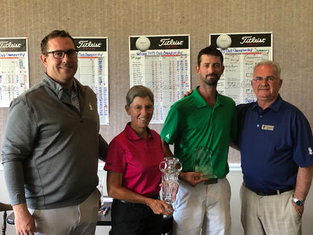 2019 CLUB CHAMPS,
CHERYLL DAMPHOUSE & TERRY RYAN !!