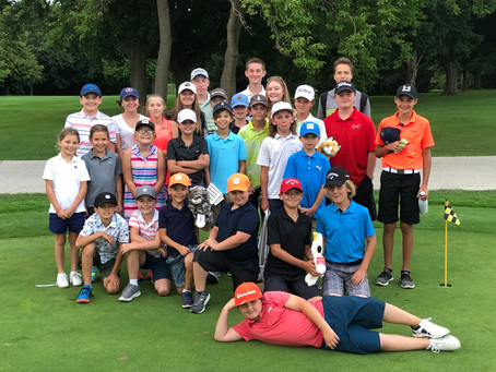 JR. LEAGUE GOLFERS ON THE FINAL NIGHT !!
