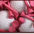 Golf balls and tees