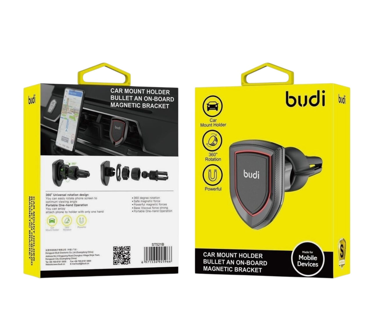 Magnetic car phone holder 360 Rotation for ac vent