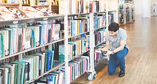 Man in Library
