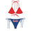 Miniature : Caribbean Party bikini set 2 pieces - Red/combo