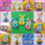 Miniatura: Pink Hatching Easter Bunny Necklace