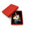 Thumbnail: Acrylic rainbow unicorn brooch in a red display box on a white background