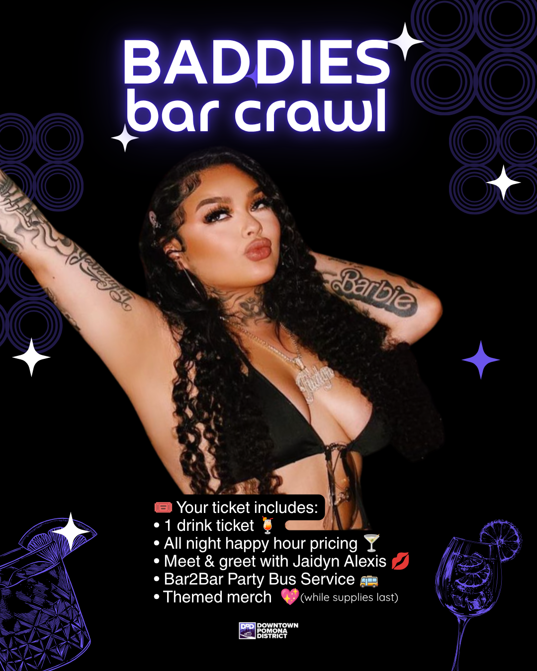 Bar Crawl: Baddies (Door Ticket)