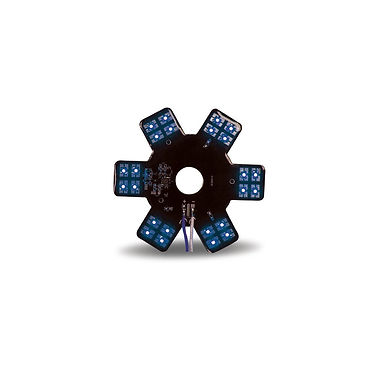 5 Inch Star LED Lights For 13 Inch Donaldson Air Cleaner – Green.jpg