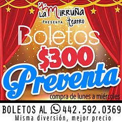 PREVENTA Boletos obra teatro descuentos obra de teatro La mirruña Teatro.jpg